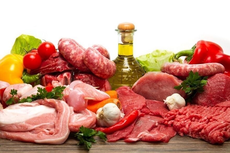 meso in zelenjava za hujšanje po krvni skupini