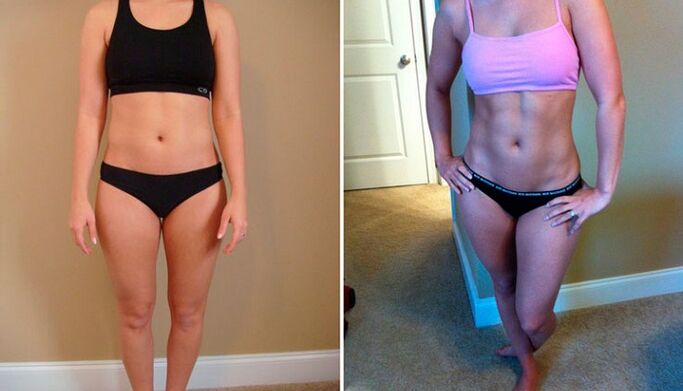 pred in po izgubi 10 kg na mesec